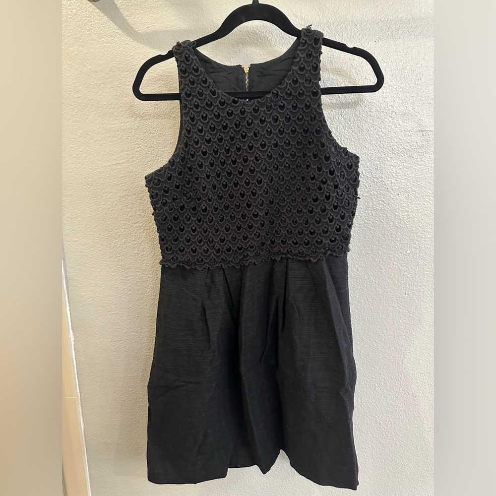 3  for $10. LOFT Textured Black Mini Dress